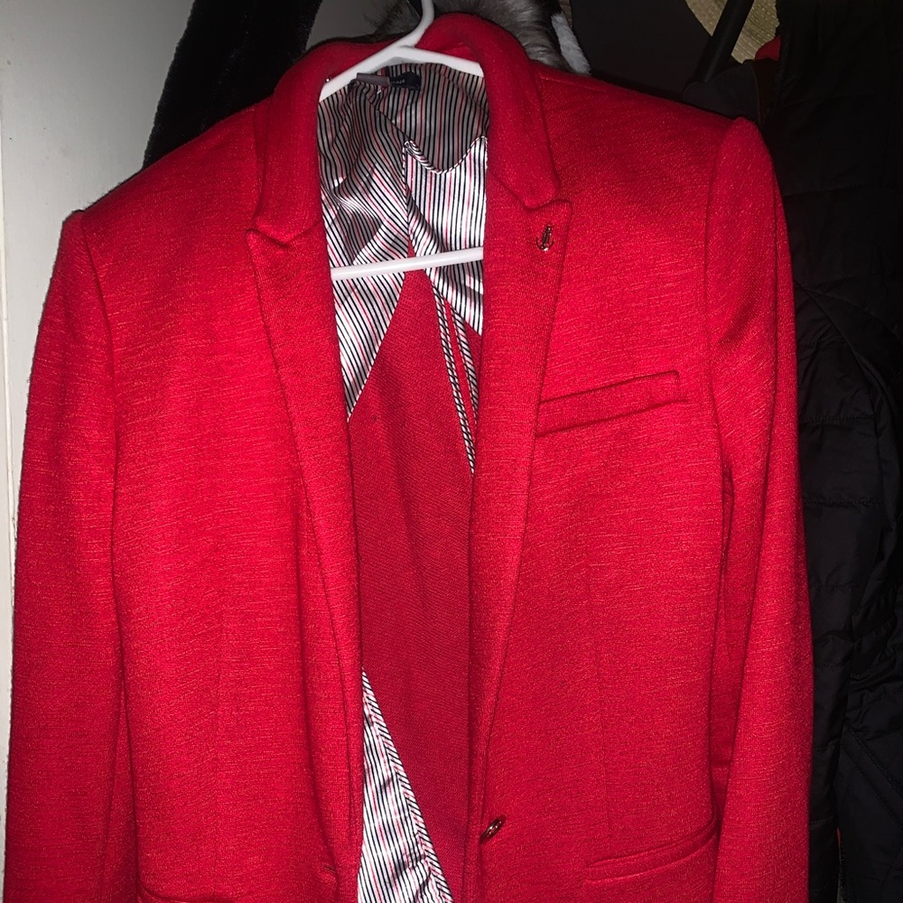 Red blazer